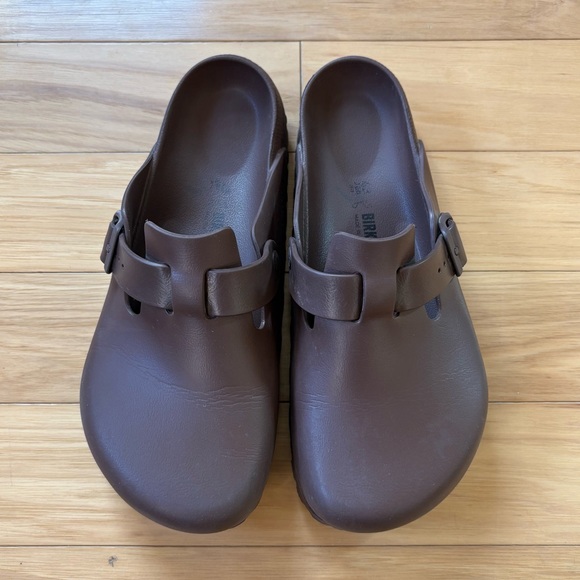 Birkenstock Boston Essentials Eva Clogs Mens Sz 10 /EU 43 Roast Brown - Picture 1 of 8